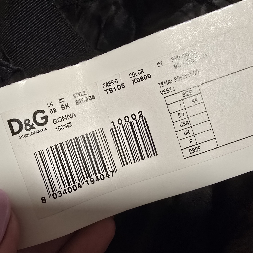 D&G skirt with epic print. Size 44 European - Picture 12 of 16